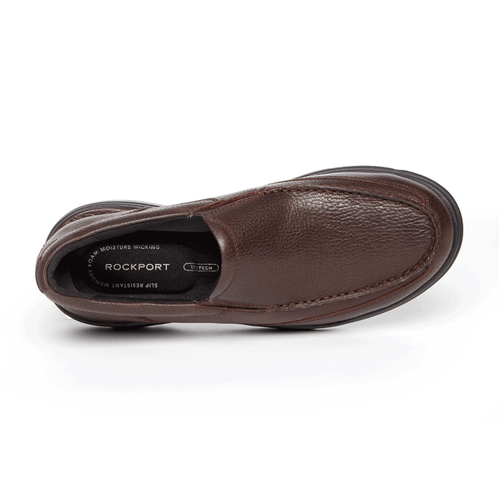 Rockport Slip-On Herr Mörkbruna - Prowalker Eureka Plus - RCOBX4351